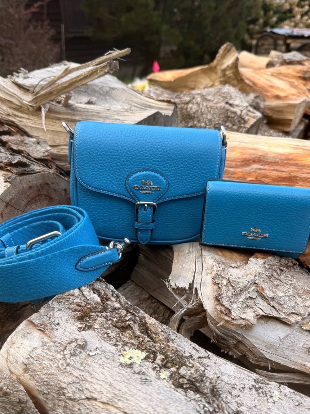 Coach Amelia Saddle Bag with wallet